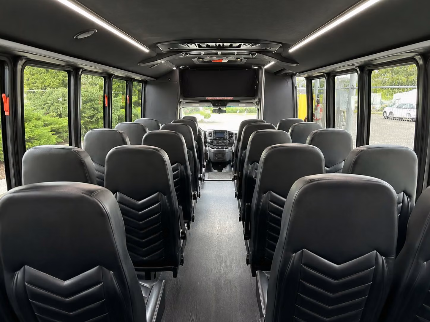 15 passenger minibus inside