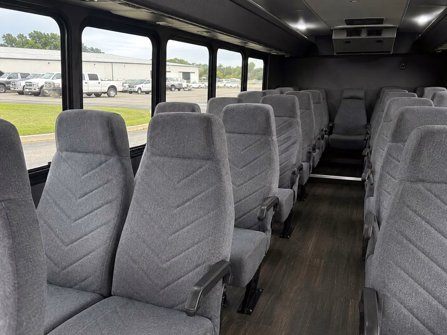15 passenger minibus interior