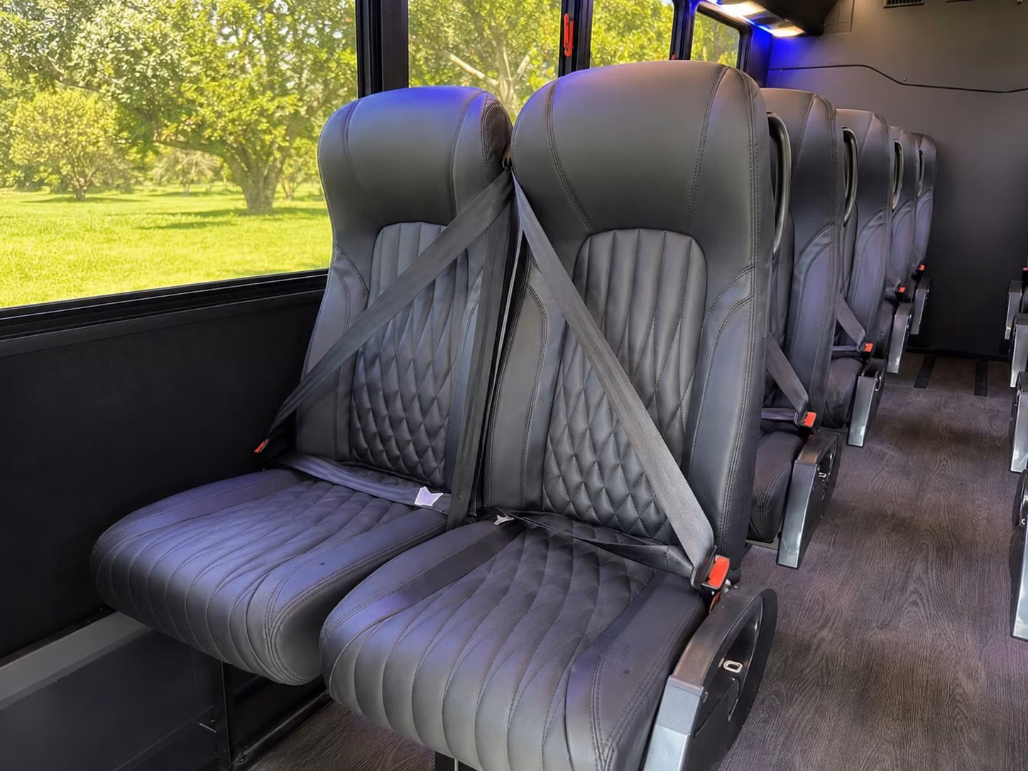 20 passenger minibus interior