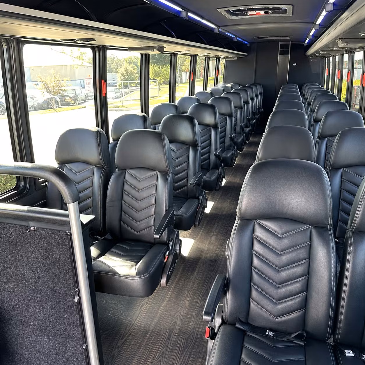 28 passenger minibus inside