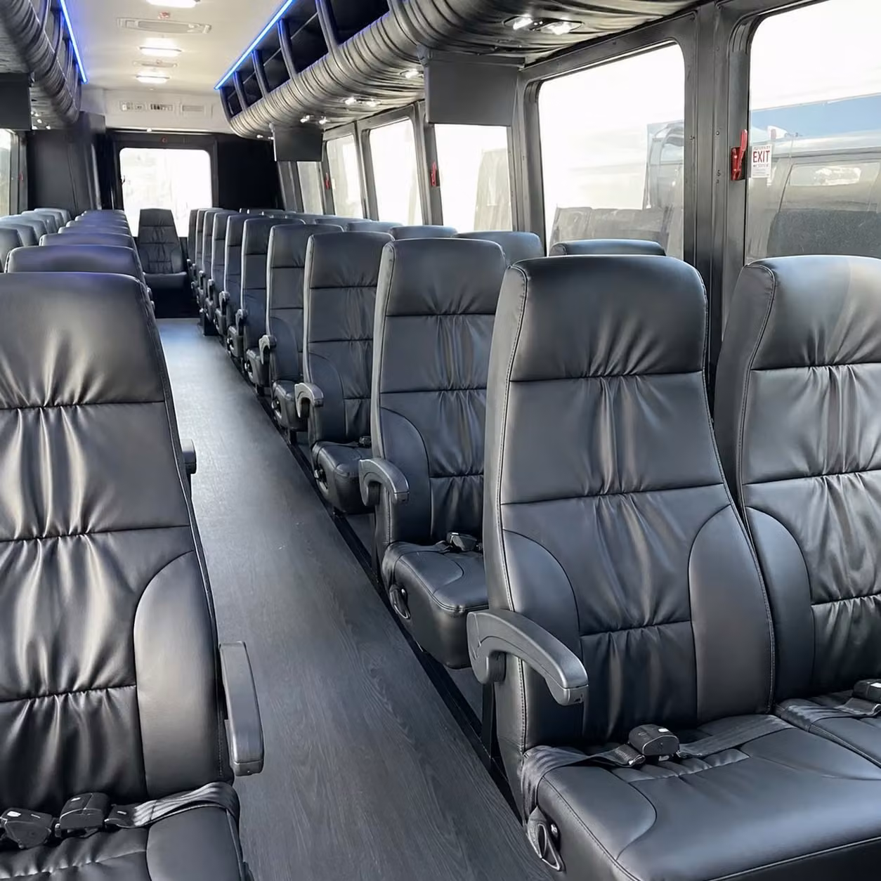 30 passenger minibus inside