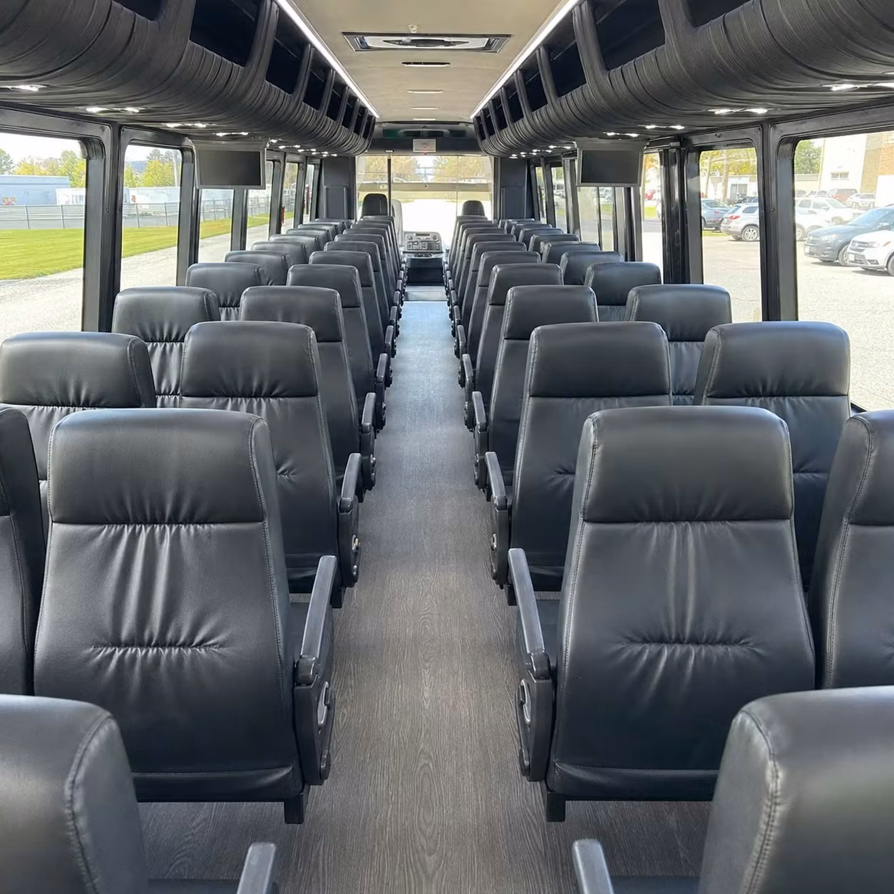 30 passenger minibus interior