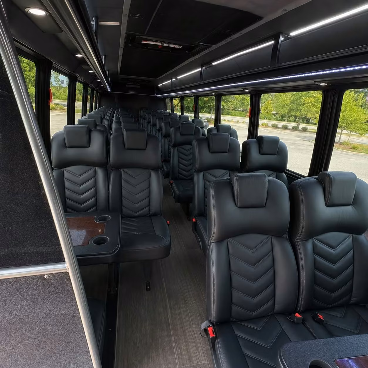 35 passenger minibus inside