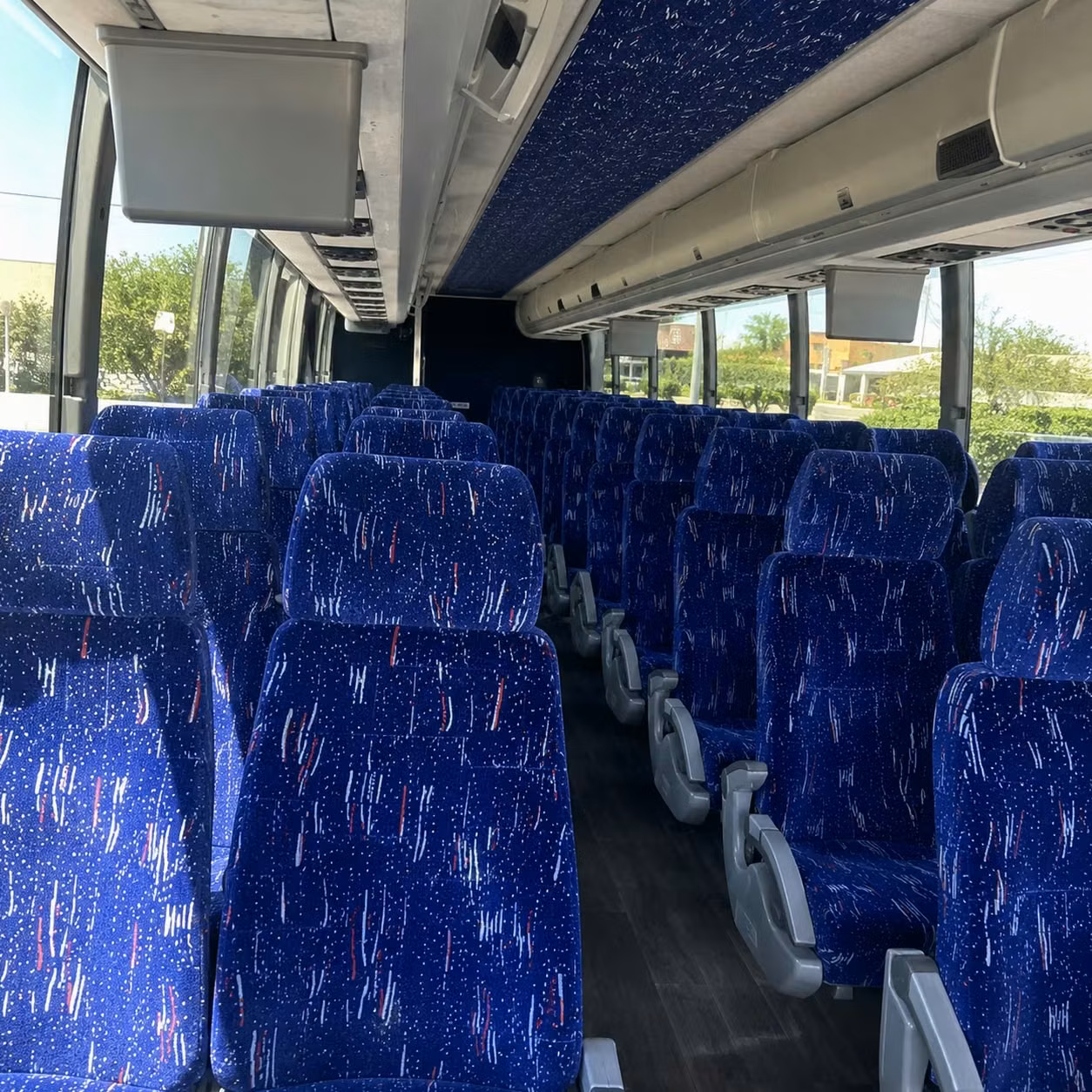 jonesboro charter bus rental interior