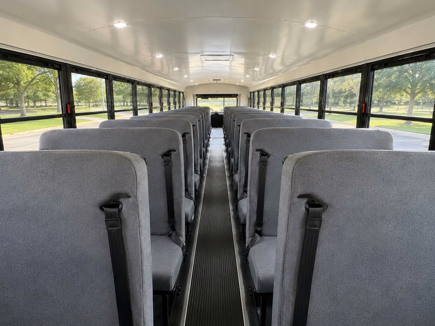 school bus interior
